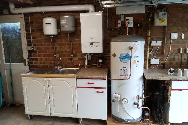 Baxi 824 System Boiler and Cylinder Installation in Benfleet with Nest thermostat
